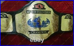 WCW World Television Wresting Championship replica Belt. Adult Size. 2mm plates