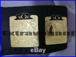 WCW World Television Wrestling championship belt. Adult size (2mm plates)