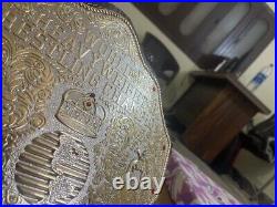 WORLD HEAVYWEIGHT BIG GOLD CHAMPIONSHIP REPLICA BELT 4mm ZINC