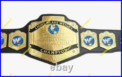 WORLD LIGHT WEIGHT WRESTLING FEDERATION CHAMPIONSHIP BELT ADULT SIZE 2mm BRASS