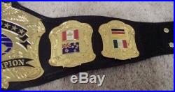 WORLD PREMIERE CHAMPIONSHIP WRESTLING BELT WWE WWF NWA WCW TITLE (4mm Plates)