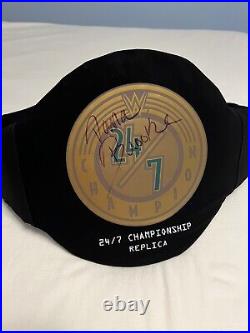 WWE 24/7 Championship Official Replica Belt Signed Autograph By Dana Brooke