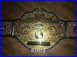 WWE Authentic Replica WCW World Heavyweight Championship Signed By Kevin Nash