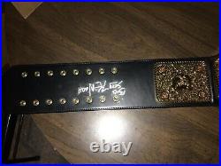 WWE Authentic Replica WCW World Heavyweight Championship Signed By Kevin Nash