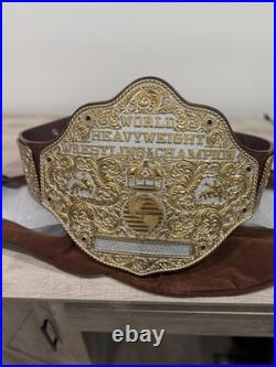 WWE Big Gold World Heavyweight Championship Replica Belt Brand New