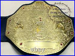 WWE Big Gold World Heavyweight Wrestling Championship Leather Belt Adult Szie