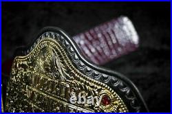 WWE Big Gold World Heavyweight Wrestling Championship Replica Belt WCW 4mm Zinc