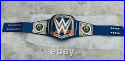 WWE Blue Universal Championship Replica Belt Roman Reigns side plates 2mm Brass