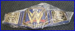 WWE Blue Universal Heavyweight Champion Title Belt Goldberg Autograph PSA JSA