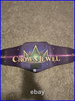 WWE Crown Jewel Heavyweight Championship Belt Fully Restoned By Simpson