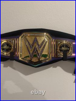 WWE Crown Jewel Heavyweight Championship Belt Fully Restoned By Simpson