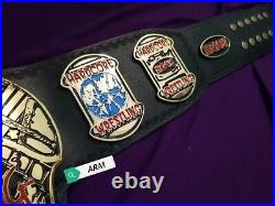 WWE ECW World Heavyweight Championship Replica Title Belt Brass Adult Size