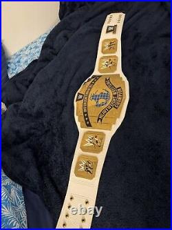 WWE Intercontinental Commemorative Title White Strap Rare