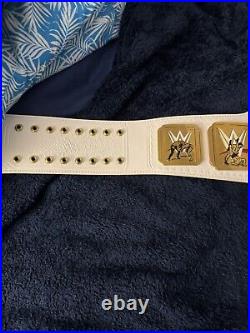 WWE Intercontinental Commemorative Title White Strap Rare