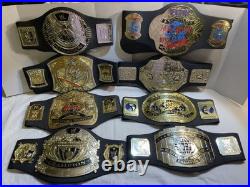 WWE Jakks Pacific Wrestling Foam Title Belt 2000 2007 WWF Toy Lot Of 8