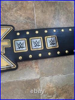 WWE NXT Championship Belt Replica Adult Size 2MM-4MM Brass Metal Plates