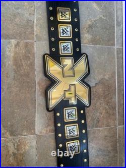 WWE NXT Championship Belt Replica Adult Size 2MM-4MM Brass Metal Plates