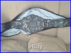 WWE NXT Championship Replica Title Belt 2017, barely used, signed