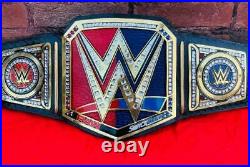 WWE RAW SMACKDOWN Championship BLACK Belt Replica Title Adult Size