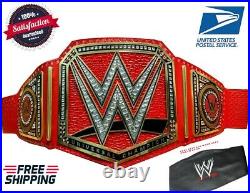 WWE RED Universal Championship Belt Adult Size Wrestling Replica Title With Bag