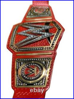 WWE RED Universal Championship Belt Adult Size Wrestling Replica Title With Bag