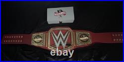 WWE Red Universal Replica Championship WITH BAG AND RARE SIDE PLATES (LOT)