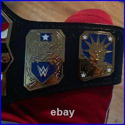 WWE Replica Adult United States Championship Title Belt Metal Plates Logo 2014