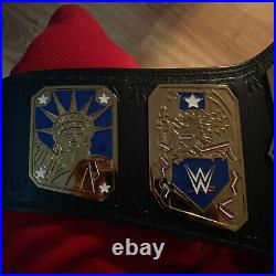 WWE Replica Adult United States Championship Title Belt Metal Plates Logo 2014