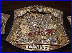 WWE Spinner Championship Restoned Replica Belt Real Leather JMar Punk Cena Rock