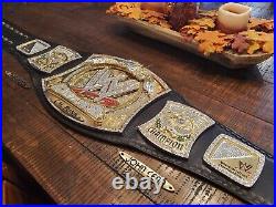 WWE Spinner Championship Restoned Replica Belt Real Leather JMar Punk Cena Rock