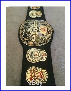 WWE Stone Cold Smoking Skull wrestling championship replica belt 2mm metal plat