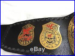 WWE Stone Gold Smoking Skull Championship Real Leather Replica Belt 4mm