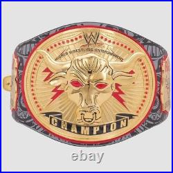 WWE The Rock Brahma Bull Authentic Championship Replica Belt Adult Size Diecast