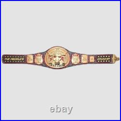 WWE The Rock Brahma Bull Authentic Championship Replica Belt Adult Size Diecast