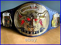 WWE The Rock Brahma Bull Championship Replica Adult Size Belt 6MM Diecast