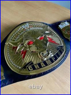WWE The Rock Brahma Bull Championship Replica Adult Size Belt 6MM Diecast
