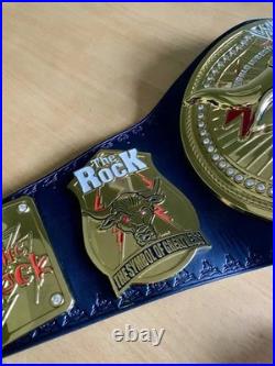 WWE The Rock Brahma Bull Championship Replica Adult Size Belt 6MM Diecast