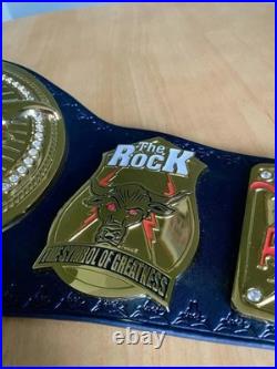 WWE The Rock Brahma Bull Championship Replica Adult Size Belt 6MM Diecast