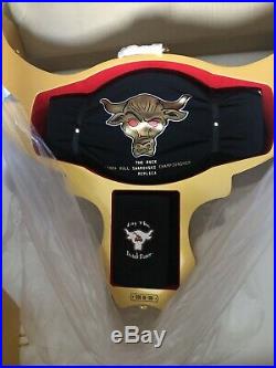 WWE The Rock Brahma Bull Deluxe Collector's Championship Belt #35/100