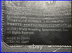 WWE Undisputed Championship Deluxe Belt Rare Original'03 Lesnar Rock Undertaker