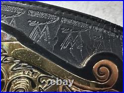 WWE Undisputed Championship Deluxe Belt Rare Original'03 Lesnar Rock Undertaker