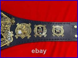WWE Undisputed V4 Championship Title Belt 4MM Zinc Gold Copy Adult Size