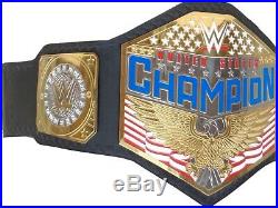WWE United States Championship Replica Title (2020) Leather Zinc Brass 2mm 4mm