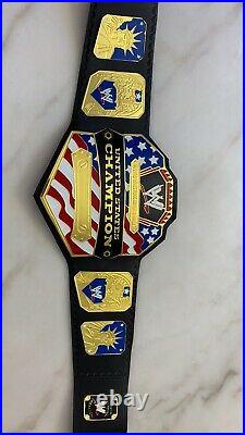 WWE United States Championship Wrestling Replica Title Leather Belt 2mm 4mm