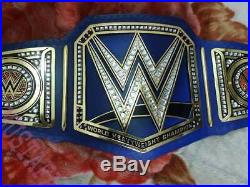 WWE Universal Championship Replica Title Belt Adult Size Blue (Dual plate 2mm)