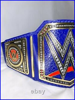 WWE Universal Championship Replica Title Belt Blue Brass 2MM
