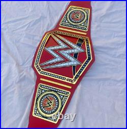 WWE Universal Championship Replica Title Belt RED Adult Size Brass 2mm NEW