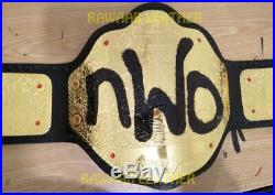 WWE WCW NWO World Big Gold Championship Wrestling Title Replica Belt