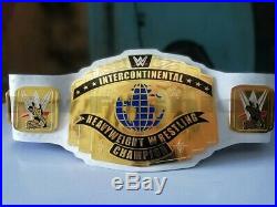WWE White Intercontinental Championship White Title belt 2mm Plates