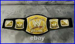 WWE World Heavyweight Championship Spinner 24K gold Adult Title Belt Free Ship